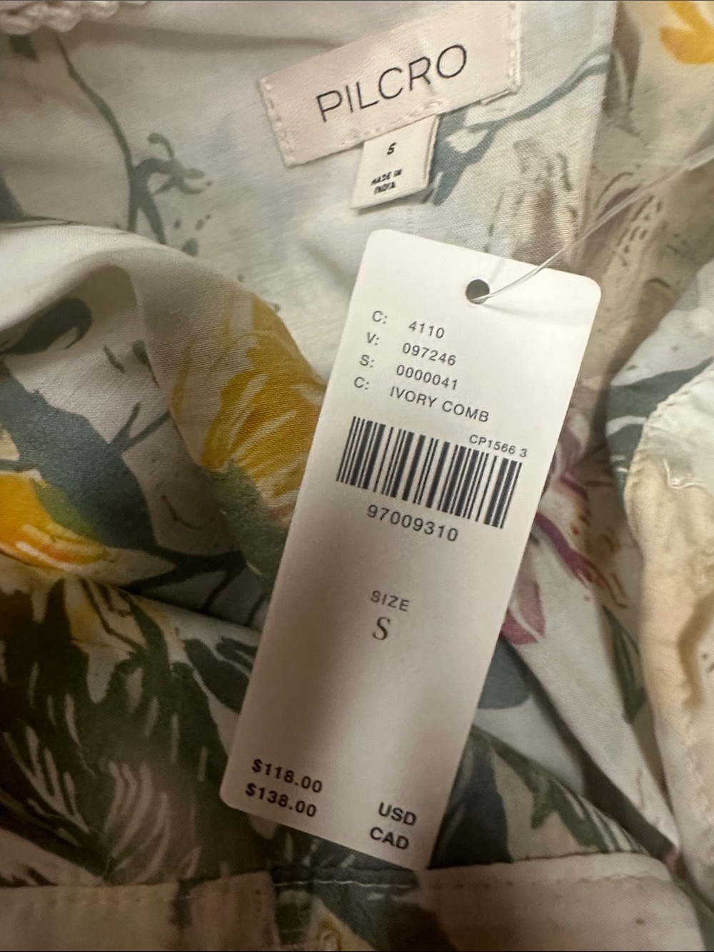 NWT! Anthropologie Pilcro Batwing Yoke Blouse -Size Small 🎥1️⃣ - Picture 5 of 5